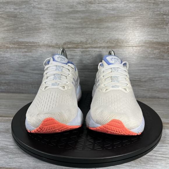 ASICS Women's GT-2000 10 White Periwinkle Blue Running Shoes Size 7 - Picture 2 of 8